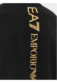 EA7 Emporio Armani T-Shirt 8NPT18 PJ02Z 0208 Czarny Regular Fit. Kolor: czarny. Materiał: bawełna