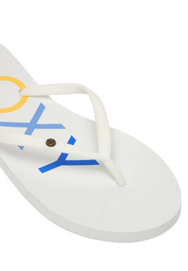 Roxy Japonki ARJL100876 Biały. Kolor: biały. Materiał: syntetyk