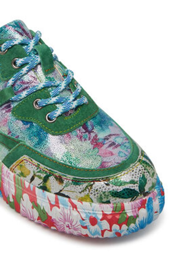 Laura Vita Sneakersy Soleno 06 Kolorowy. Materiał: skóra. Wzór: kolorowy