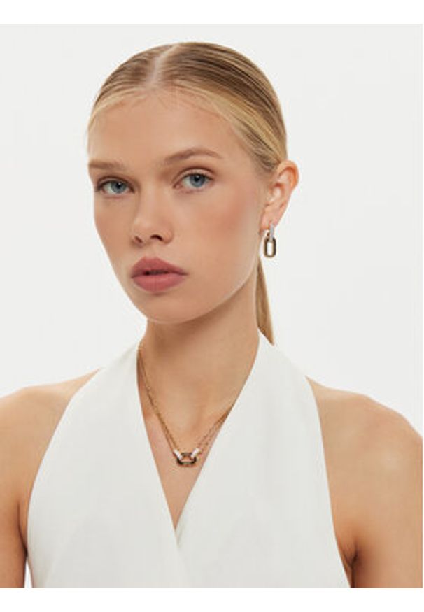 Guess Naszyjnik JUBN04 580JW Złoty. Materiał: złote, metalowe. Kolor: złoty