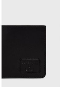 Superdry portfel skórzany męski kolor czarny. Kolor: czarny. Materiał: skóra. Wzór: gładki #4