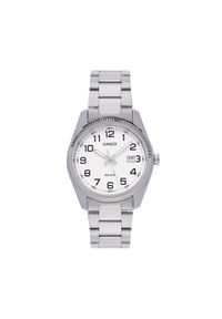 Casio Zegarek MTP-1302PD-7BVEF Srebrny. Kolor: srebrny
