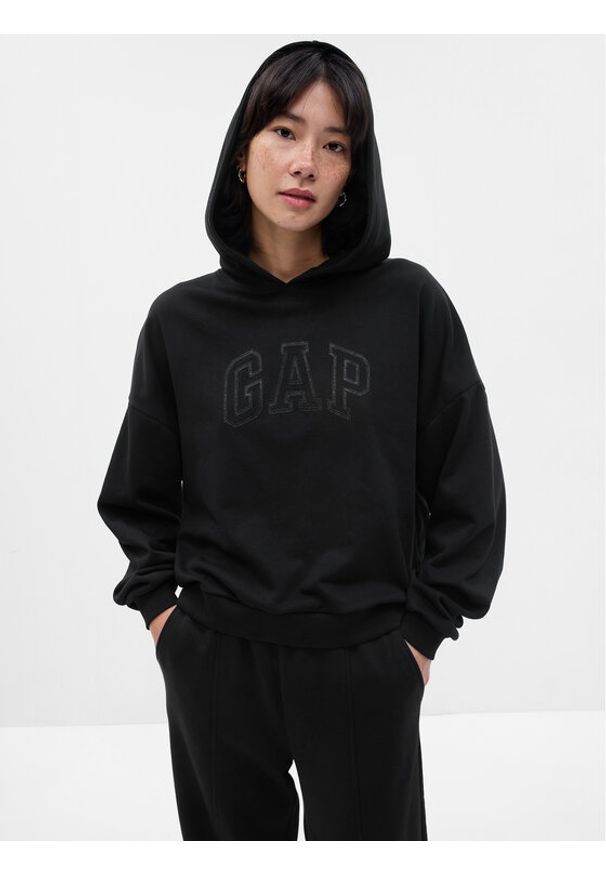 GAP - Gap Bluza 729733-04 Czarny Regular Fit. Kolor: czarny. Materiał: bawełna
