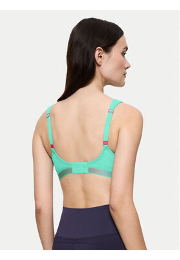 Triumph Biustonosz sportowy Triaction Cardio Flow 10205923 Zielony. Kolor: zielony. Materiał: syntetyk