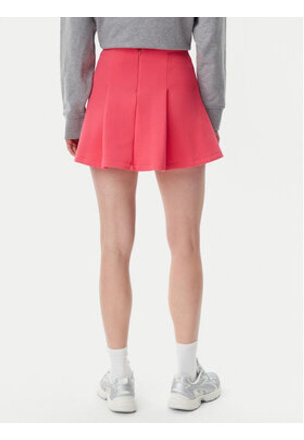 Tommy Jeans Spódnica mini Badge DW0DW20268 Różowy Regular Fit. Kolor: różowy. Materiał: bawełna