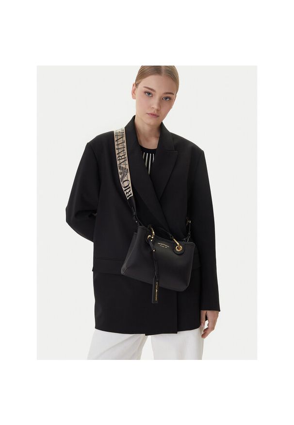 Torebka Emporio Armani. Kolor: czarny