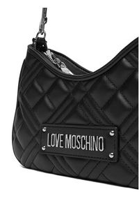 Love Moschino - LOVE MOSCHINO Torebka JC4152PP1MLA000B Czarny. Kolor: czarny. Materiał: skórzane #4