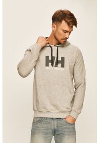 Helly Hansen bluza HH LOGO HOODIE 33977. Okazja: na co dzień. Kolor: szary. Wzór: aplikacja. Styl: casual #3