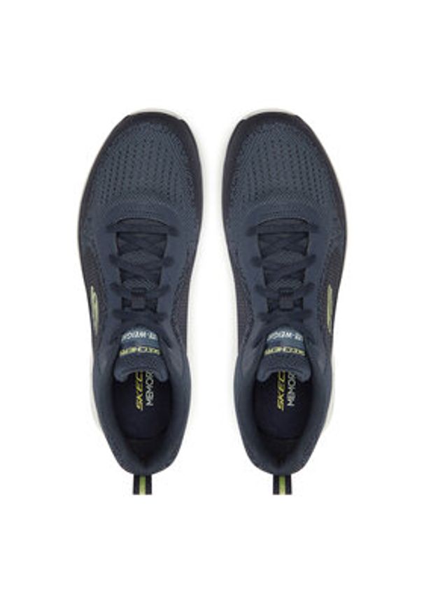 skechers - Skechers Sneakersy Track-Glendor 232699/NVLM Granatowy. Kolor: niebieski. Materiał: materiał