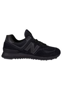 Buty do chodzenia męskie New Balance 574. Zapięcie: sznurówki. Kolor: wielokolorowy, czarny, szary. Materiał: guma, materiał, tkanina, syntetyk. Szerokość cholewki: normalna. Model: New Balance 574. Sport: turystyka piesza