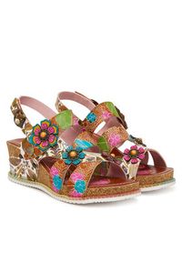 Laura Vita Sandały Bonito 37 Kolorowy. Materiał: skóra. Wzór: kolorowy #4