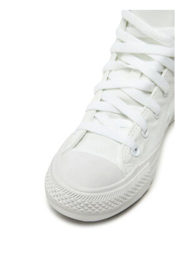Converse Trampki Chuck Taylor All Star Classic 1U646 W Biały. Kolor: biały. Materiał: materiał