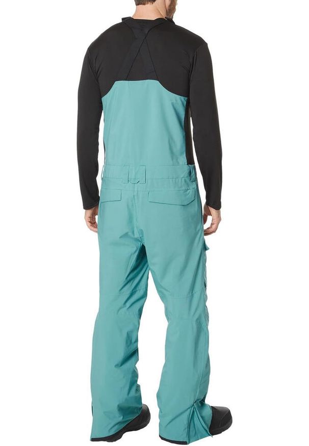 Spodnie narciarskie męskie Quiksilver Utility Snow Bib ogrodniczki. Kolor: niebieski. Materiał: poliester. Sport: narciarstwo