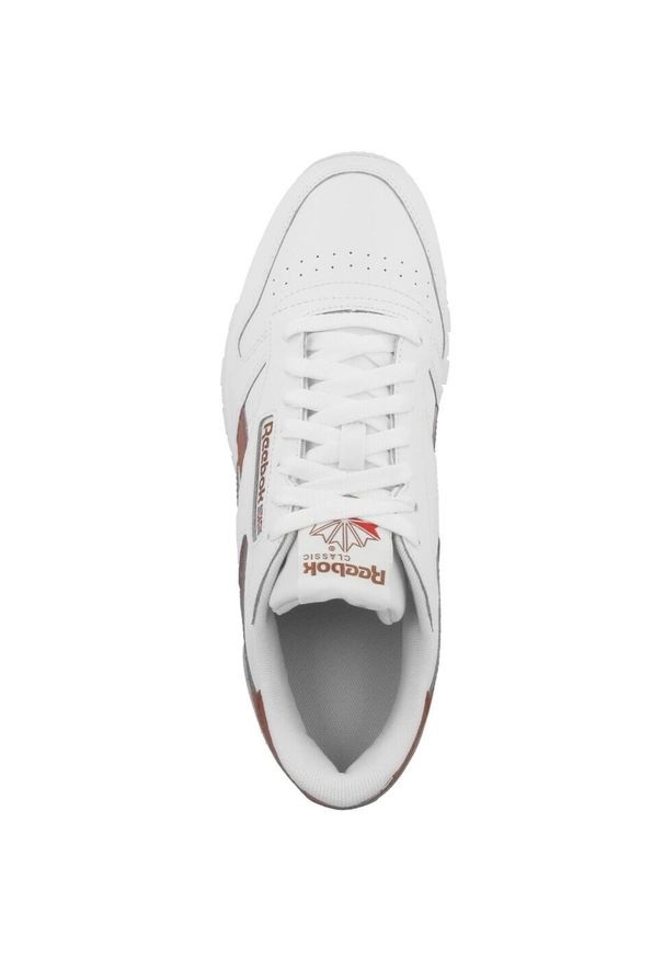 Buty męskie Reebok CL Lthr. Zapięcie: sznurówki. Kolor: biały, wielokolorowy. Materiał: guma, syntetyk, materiał. Szerokość cholewki: normalna