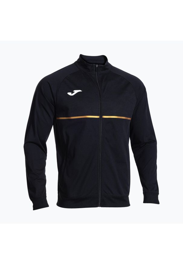 Bluza do biegania męska Joma Record III Full Zip. Kolor: czarny