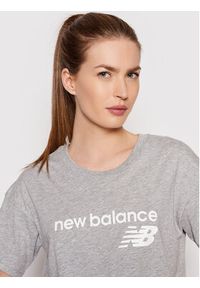 New Balance T-Shirt Stacked WT03805 Szary Relaxed Fit. Kolor: szary. Materiał: bawełna