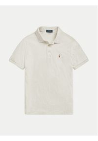 Polo Ralph Lauren Polo 710713130002 Szary Custom Slim Fit. Typ kołnierza: polo. Kolor: szary. Materiał: bawełna