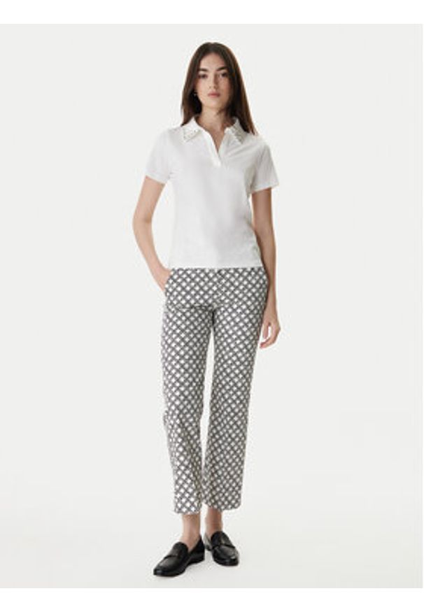Marella Spodnie materiałowe Classi 2615131201 Czarny Slim Fit. Kolor: czarny. Materiał: bawełna