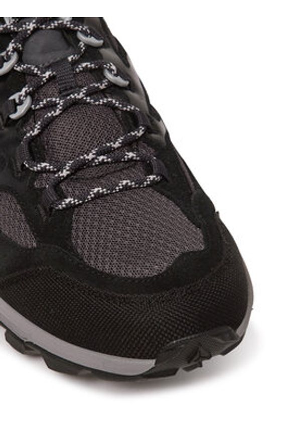Jack Wolfskin Trekkingi Cyrox Vent Low A64089 Czarny. Kolor: czarny. Materiał: skóra. Sport: turystyka piesza