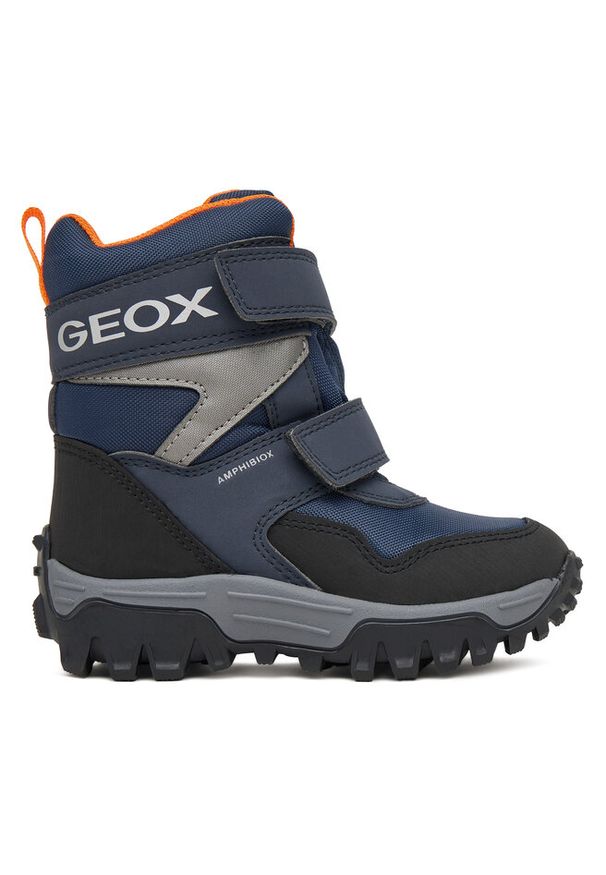 Śniegowce Geox. Kolor: niebieski