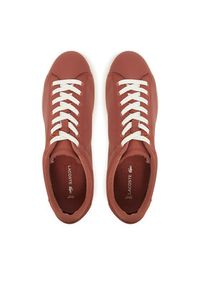 Lacoste Sneakersy 7-49SMA0032 Brązowy. Kolor: brązowy. Materiał: skóra #3
