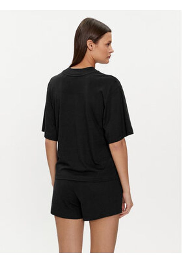 BOSS - Boss Piżama Adeline 50515581 Czarny Regular Fit. Kolor: czarny. Materiał: bawełna