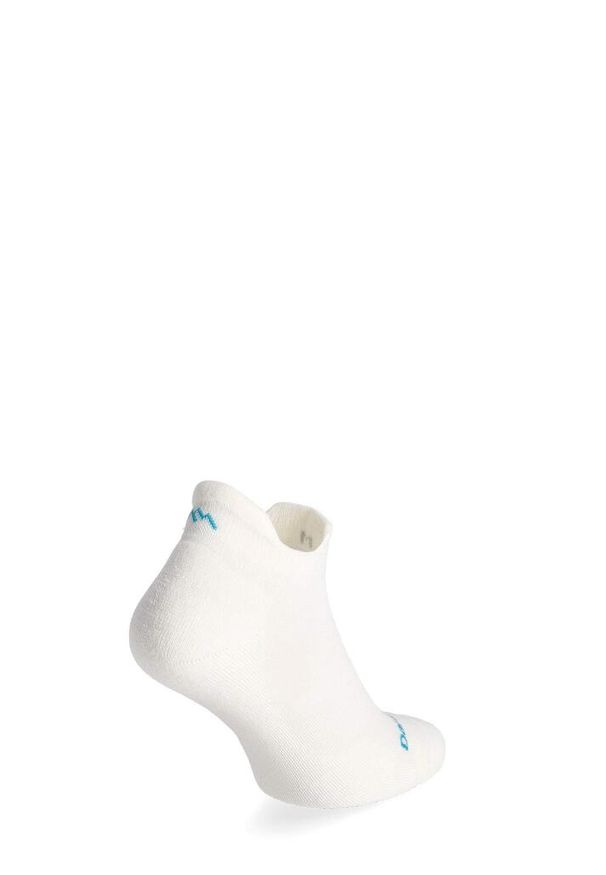 DARN TOUGH - Skarpetki damskie Darn Tough Run No Show Tab Ultra-Lightweight with Cushion. Kolor: biały. Sport: bieganie