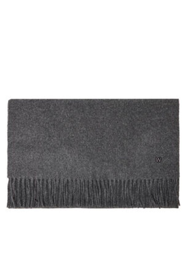 Weekend Max Mara Szalik Scoglio 2525546105 Szary. Kolor: szary. Materiał: materiał, wełna