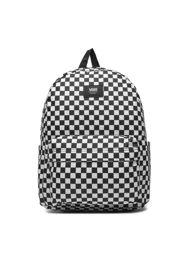 Vans Plecak Old Skool Grom Check VN000J3KY281 Czarny. Kolor: czarny. Materiał: poliester