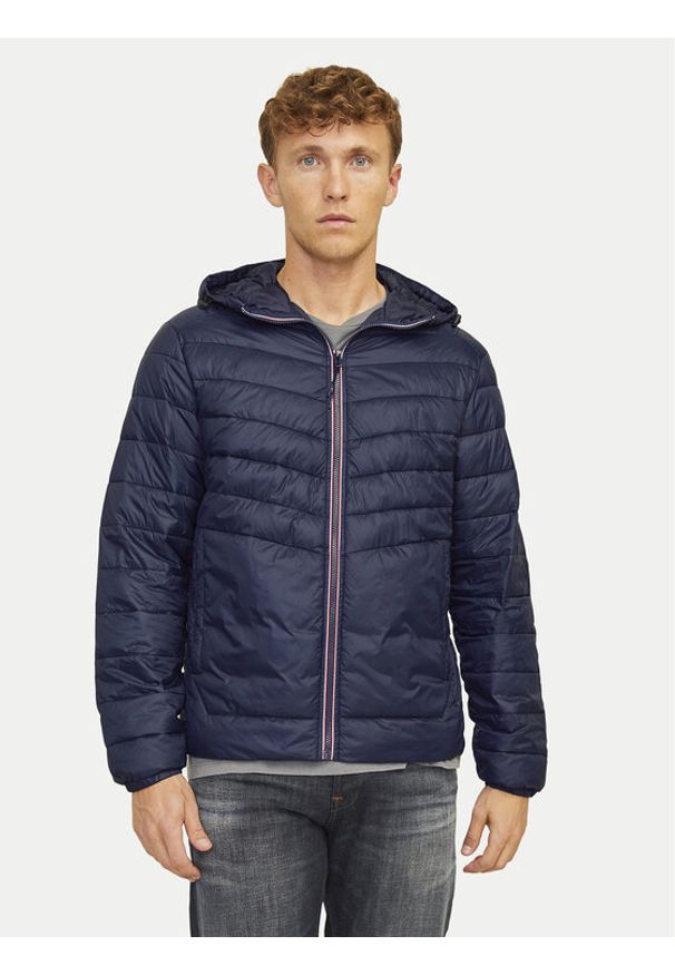 Jack & Jones - Jack&Jones Kurtka puchowa Sprint 12258441 Granatowy Regular Fit. Kolor: niebieski. Materiał: syntetyk