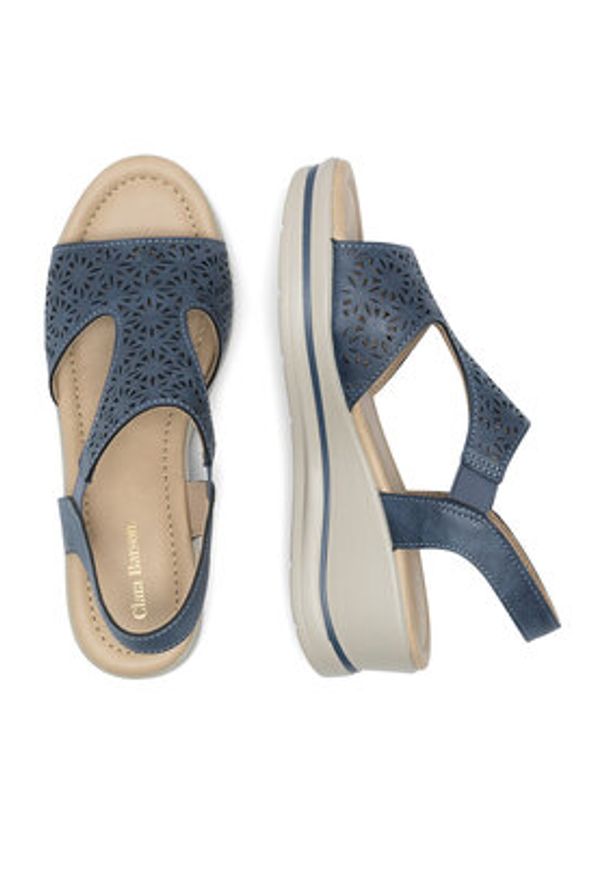 Clara Barson Sandały WYL0510-27 Niebieski. Kolor: niebieski. Materiał: syntetyk