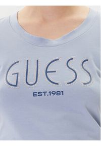 Guess T-Shirt W5YI05 J1314 Niebieski Regular Fit. Kolor: niebieski. Materiał: bawełna #5