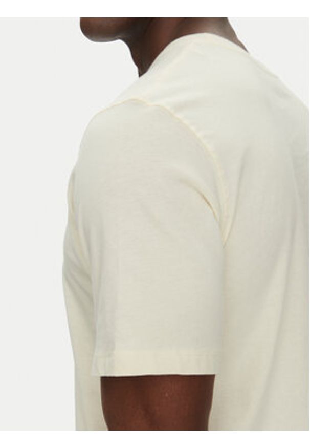 Jack & Jones - Jack&Jones T-Shirt Varenna 12273163 Écru Regular Fit. Materiał: bawełna
