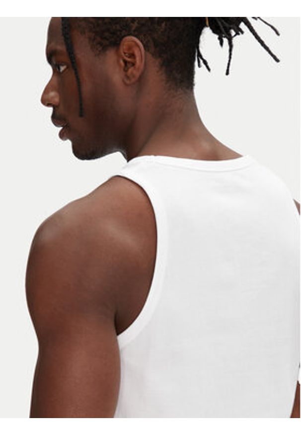 Jack & Jones Tank top Hawaii 12269321 Biały Standard Fit. Kolor: biały. Materiał: bawełna