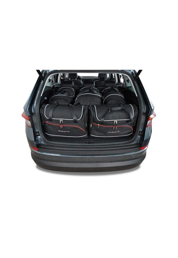 KJUST - Torby Do Bagażnika Skoda Kodiaq 2016-2023 5Szt Kjust. Kolor: czarny. Styl: sportowy