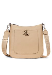 Lauren Ralph Lauren - Torebka LAUREN RALPH LAUREN. Kolor: beżowy