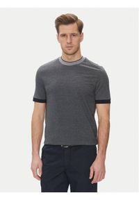 BOSS T-Shirt H-Tessler 145 50536847 Granatowy Slim Fit. Kolor: niebieski. Materiał: bawełna