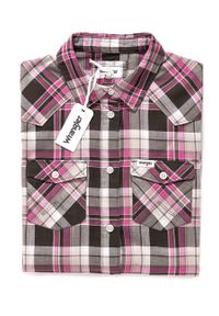 Wrangler - KOSZULA WRANGLER CHECK SHIRT ROSIN GREEN W5240LUWY 112129352