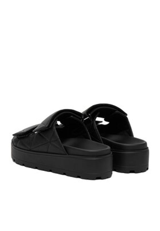 DeeZee Klapki CEO-R25SS09248 Czarny. Kolor: czarny. Materiał: skóra