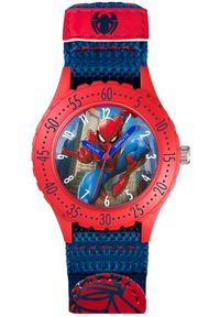 LAUT - Accutime Time Teacher Watch Spiderman Blue Fabric Strap