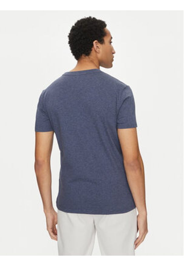 TOMMY HILFIGER - Tommy Hilfiger T-Shirt UM0UM03525 Granatowy Regular Fit. Kolor: niebieski. Materiał: bawełna