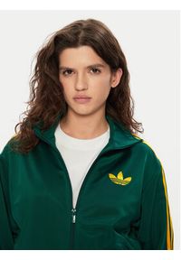 Adidas - adidas Bluza adicolor Classic Firebird JP2299 Zielony Loose Fit. Kolor: zielony. Materiał: syntetyk #5