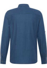 Mustang - Męska Koszula MUSTANG Rawlins Dress Blues 1014766 5334 #7
