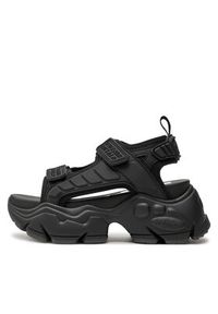 Buffalo Sandały Binary Track 1602159 Czarny. Kolor: czarny. Materiał: skóra #5