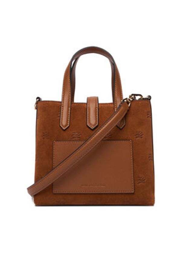 Karl Lagerfeld - KARL LAGERFELD Torebka B1W30104 Brązowy. Kolor: brązowy. Materiał: skórzane