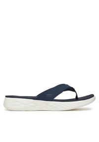 skechers - Skechers Japonki On-The-Go 600-Vacay 140702/NVY Granatowy. Kolor: niebieski. Materiał: materiał