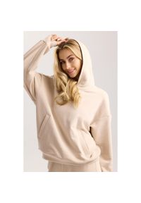 ROUGH RADICAL - Damska bluza dresowa Rough Radical Active Hoodie Women. Kolor: beżowy. Materiał: dresówka