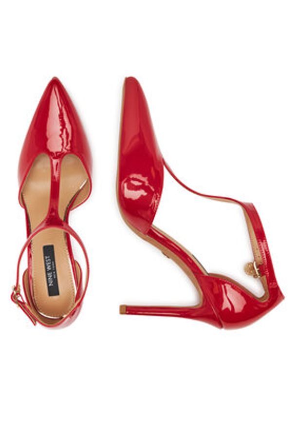 Nine West Szpilki WS21582-01 Czerwony. Kolor: czerwony. Materiał: materiał, syntetyk. Obcas: na szpilce