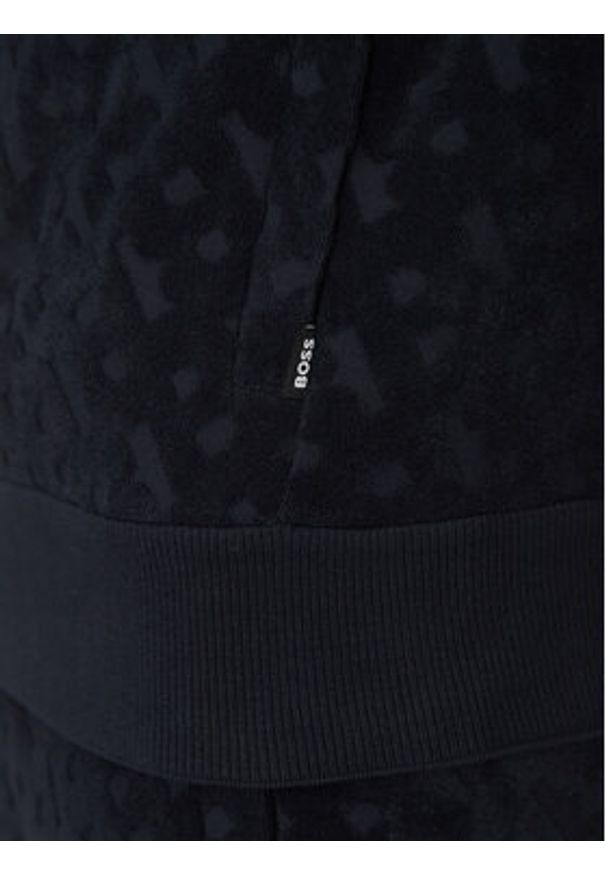 BOSS Bluza H-Siza 08 50537124 Granatowy Regular Fit. Kolor: niebieski. Materiał: bawełna