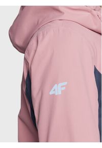 4f - 4F Kurtka narciarska H4Z22-KUDN002 Różowy Regular Fit. Kolor: różowy. Materiał: syntetyk